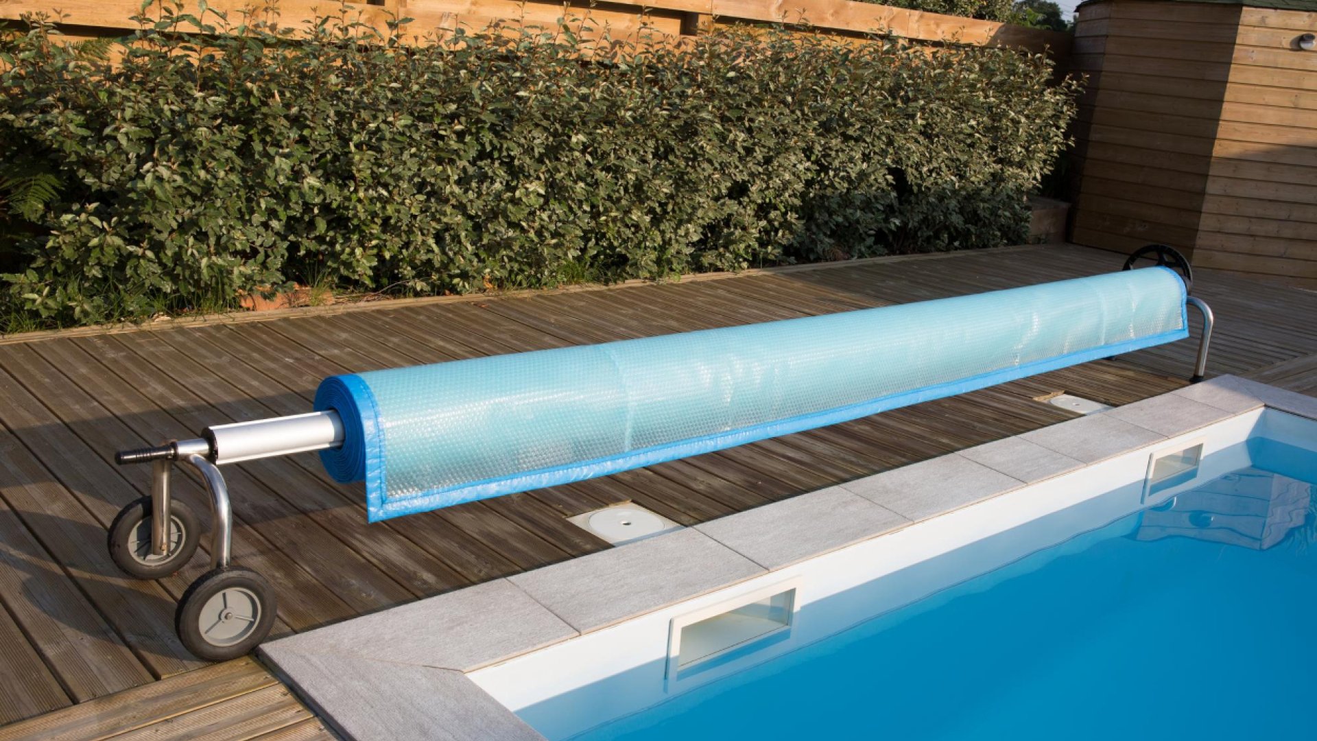 Enrolladores para mantas térmicas de piscina